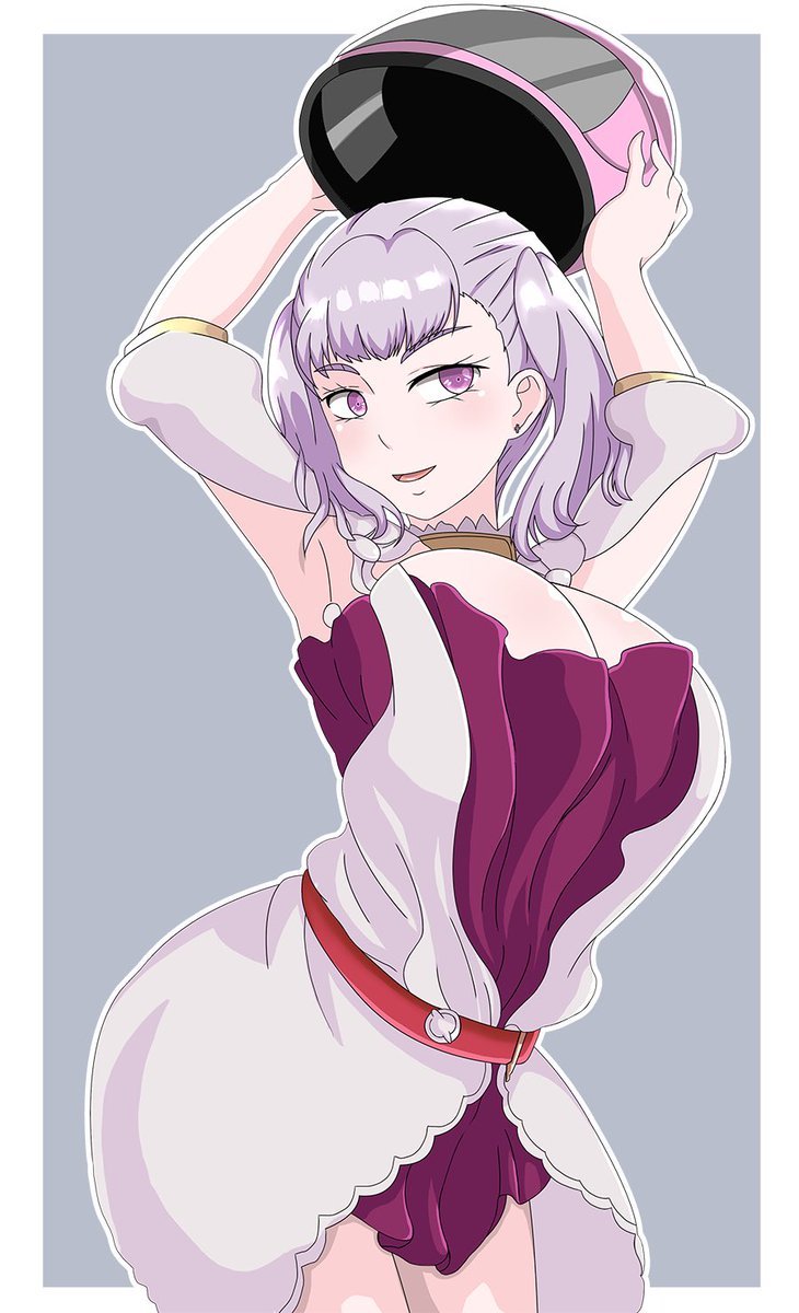 Noel Silva in a maid costume