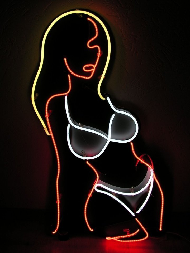 Neon woman