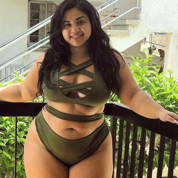 Diana Sirokai in a swimsuit