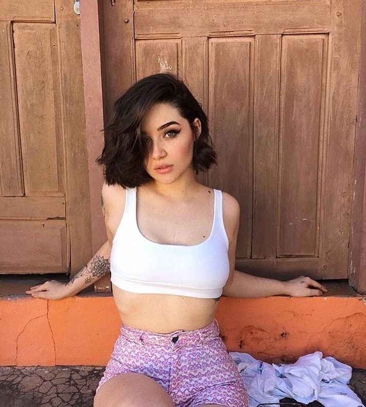 Mia Alves in a swimsuit