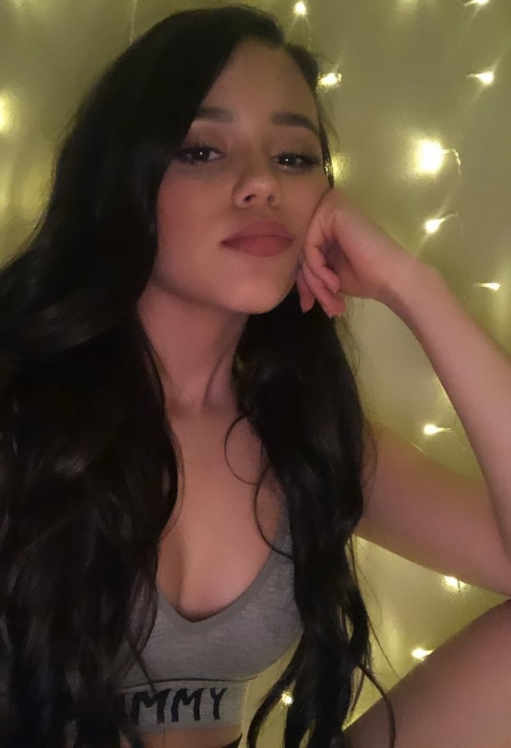 Jenna Ortega in shorts