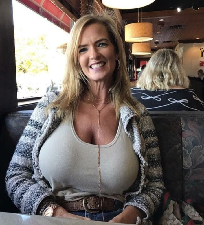 Old with large breasts