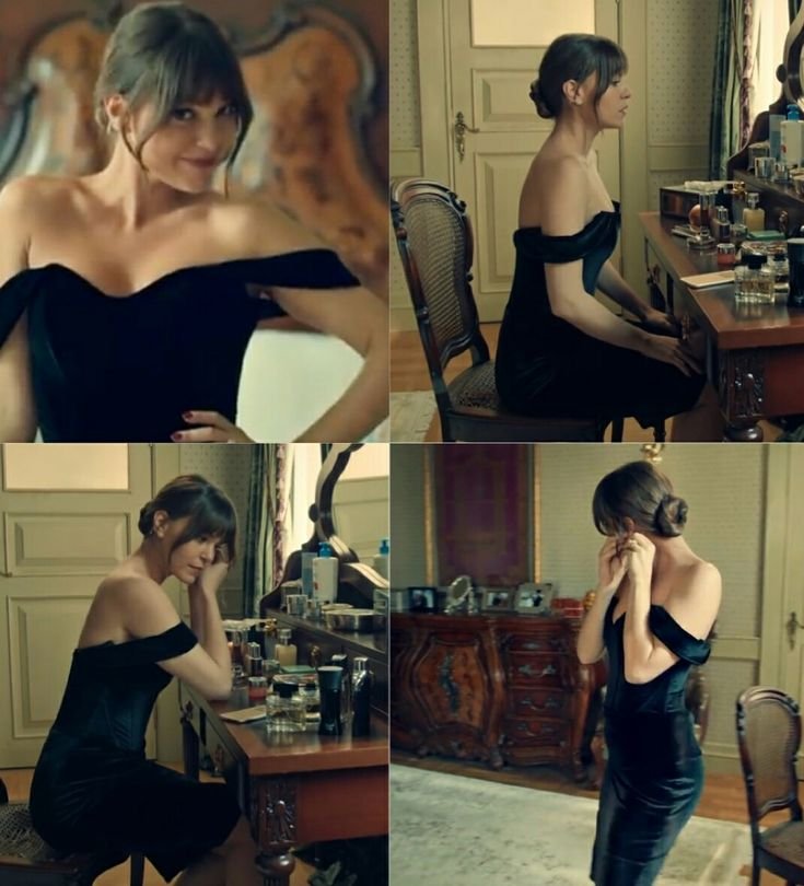 ASLI ENVER in a swimsuit