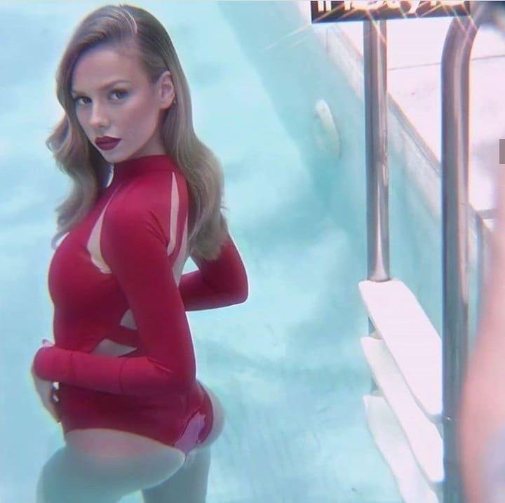 Esther Esposito in the Elite swimsuit