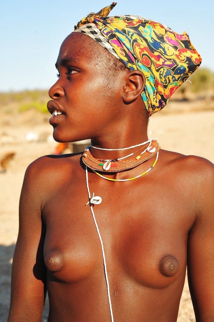 African girls breasts
