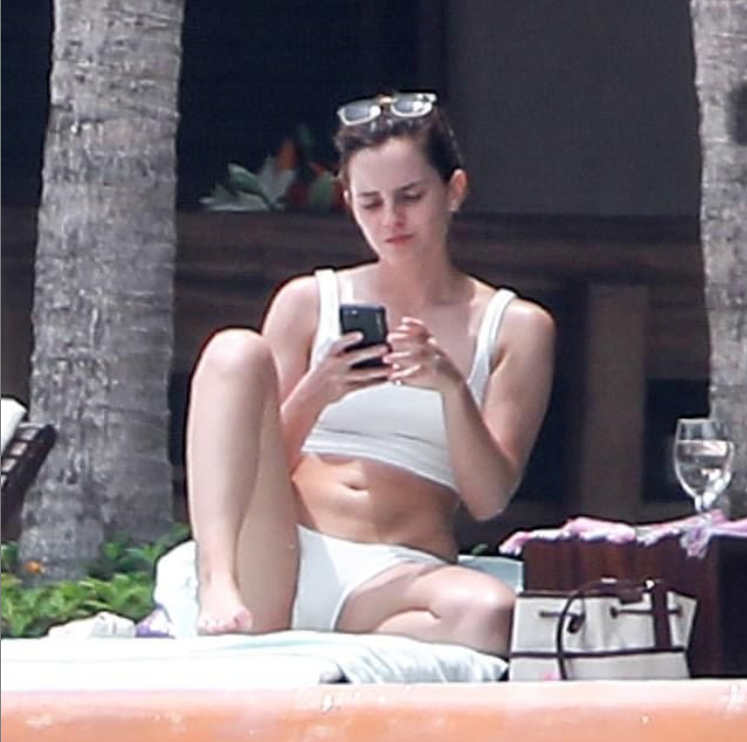 Emma Watson Toples Ibiza