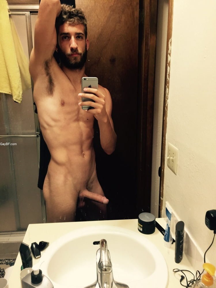 Men's unusual selfies nude