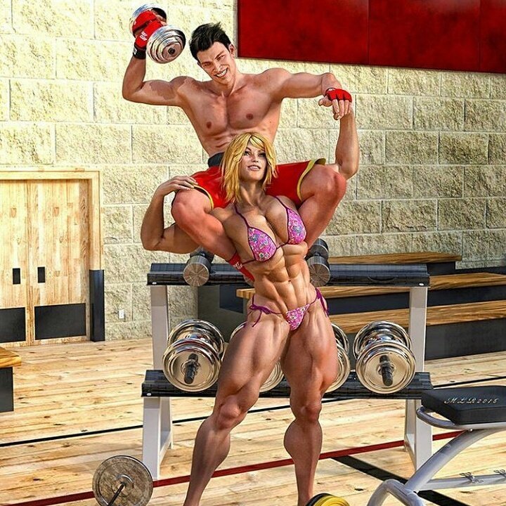 FBB Muscle Women vs Man
