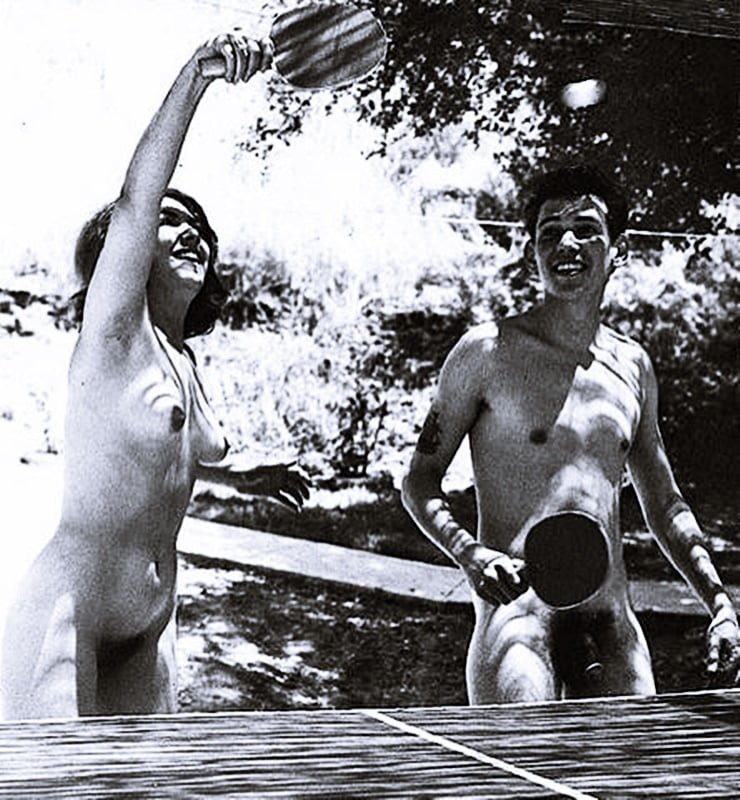 Erotic retro photo erection