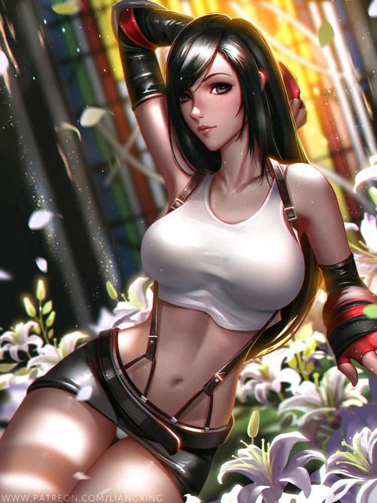 Tifa figure from Final Fantasy VII