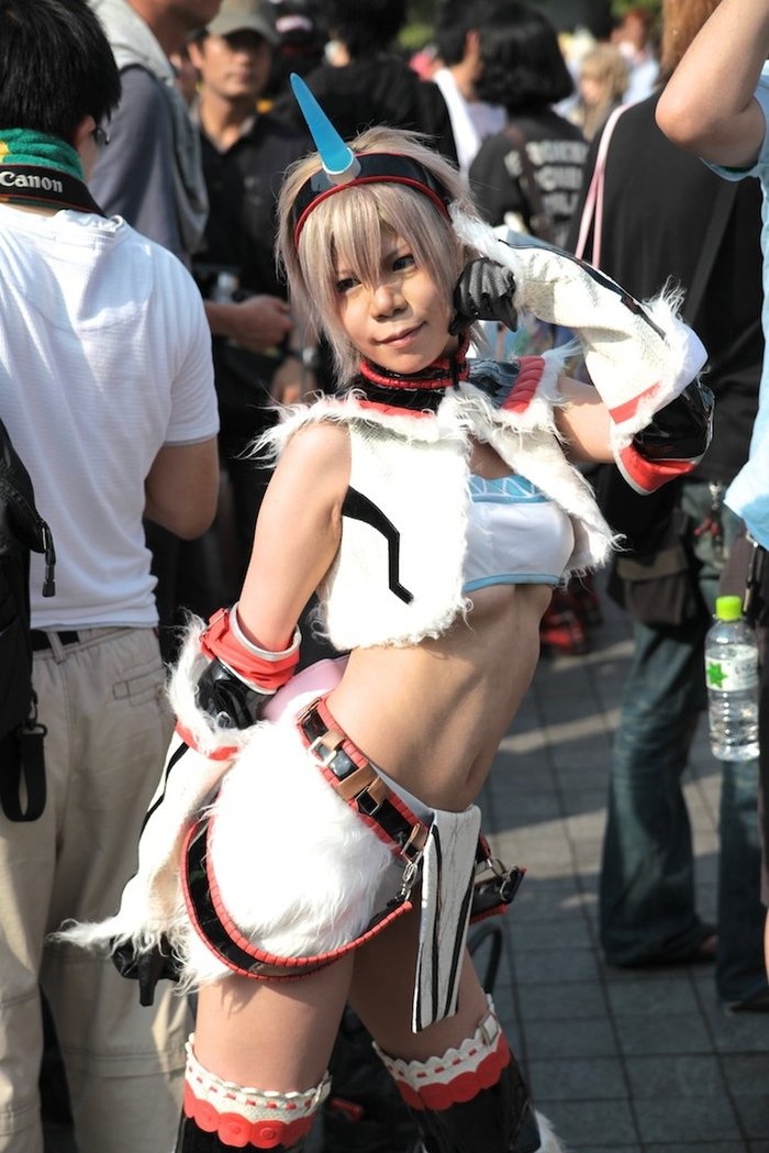 Japanese cosplayer anus