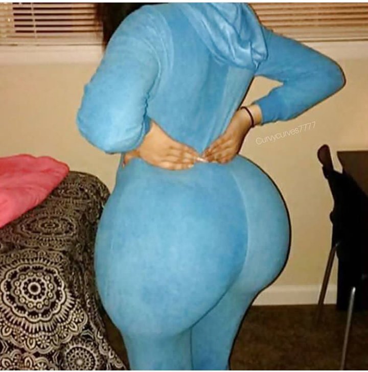 Arab Big Booty Hijab jeans rear view