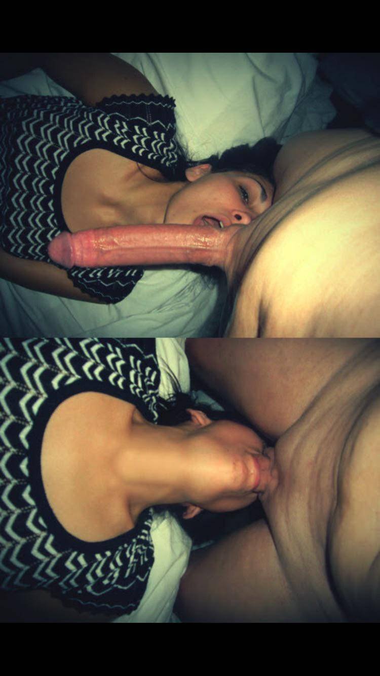 Beautiful girls with a deep throat