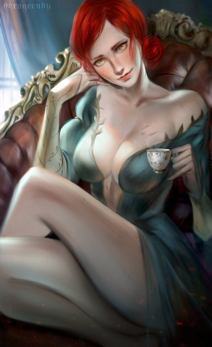 Witcher 2 Triss Merigold and Geralt