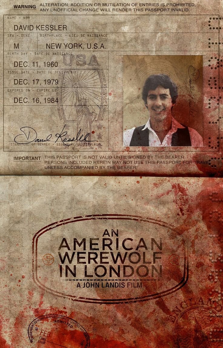 American werewolf in London Film 1981 poster