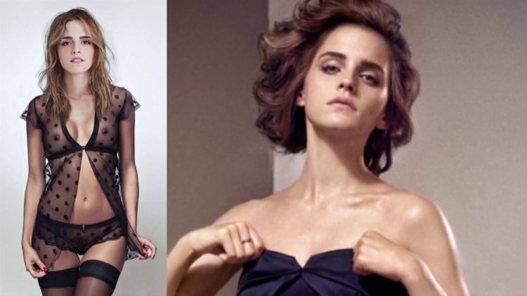 Emma Watson in the car