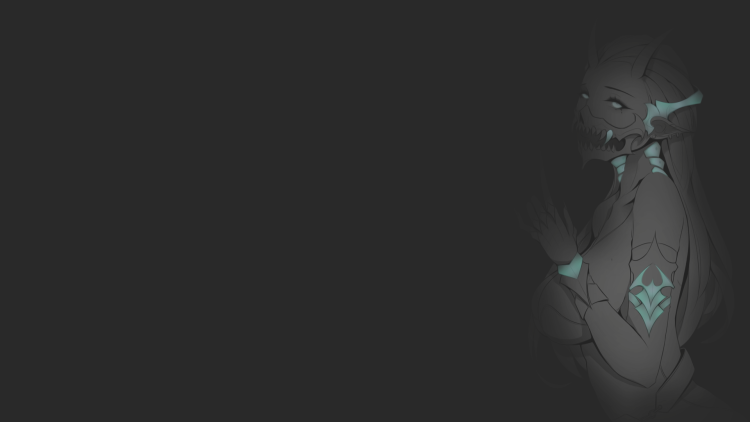 Anime on a black background