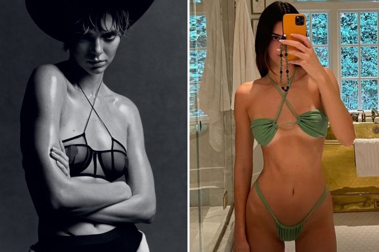 Cendall Jenner licked