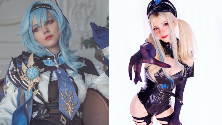 Cosplayers Azura