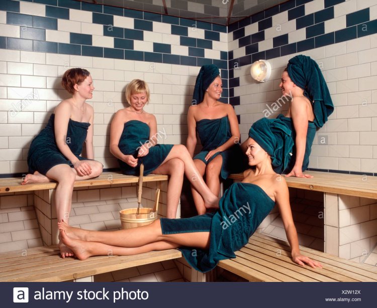 Textilfrei from a German bathhouse