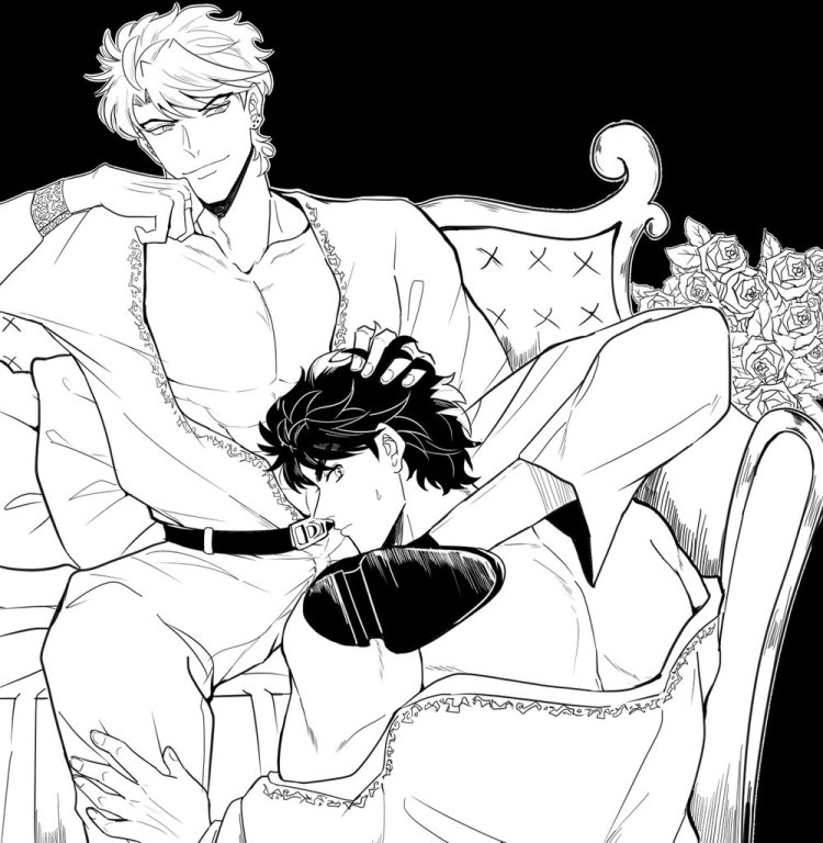 Dio and Jonathan Manga