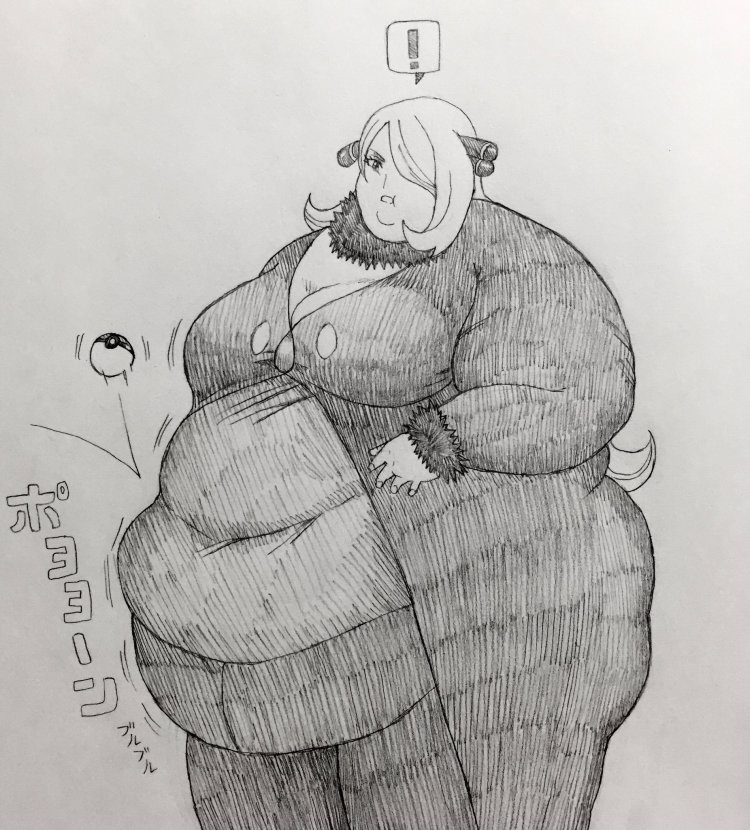 The thickest naked women