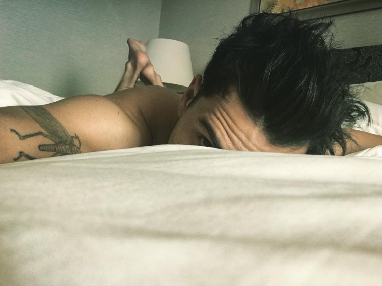 Michael Malarki is naked