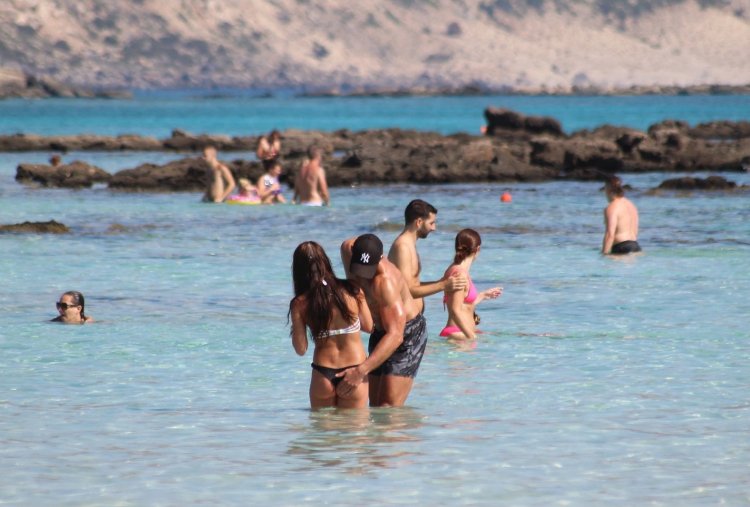 Teenage on the beach
