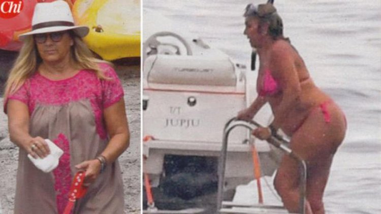 Romina Power in a swimsuit now