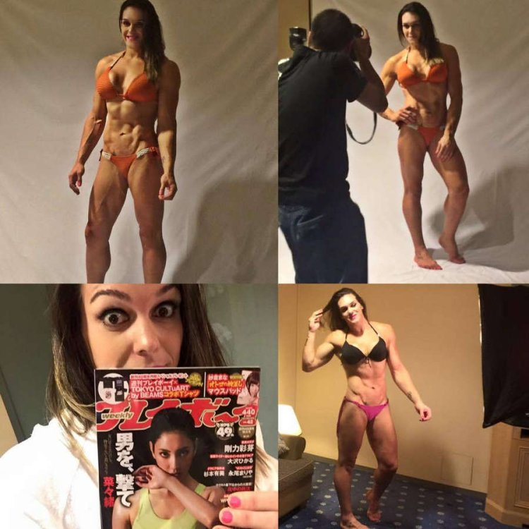Gabi Garcia in a dress