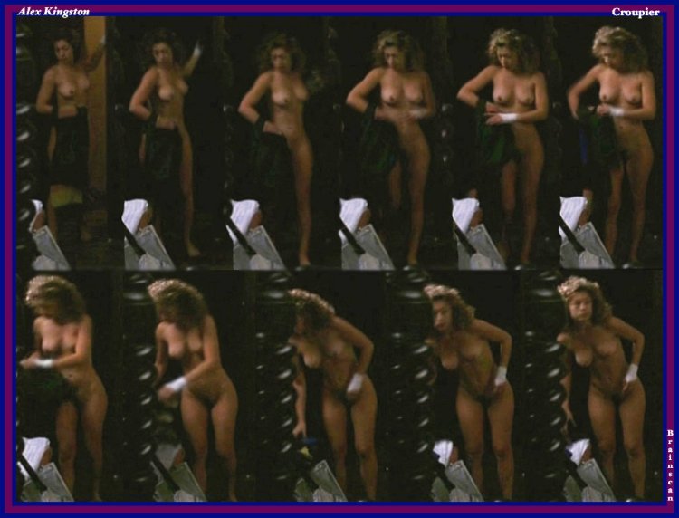 Alex Kingston Naked in the film Krupier