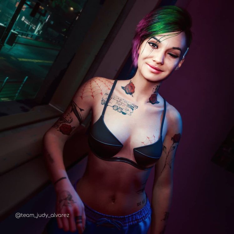 Cyberpank 2077 Judy Alvarez Nude
