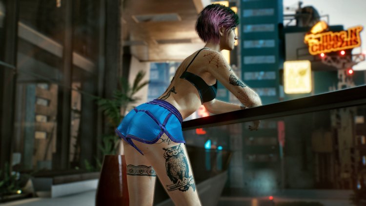 Cyberpank 2077 Judy Tattoos