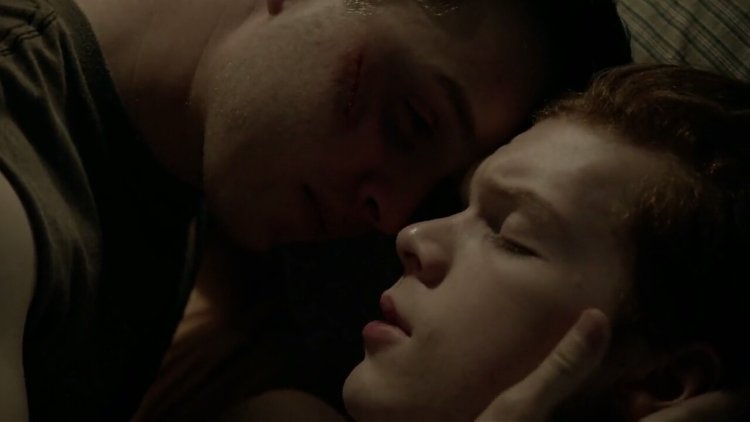 Shameless yen and Mickey bed scene