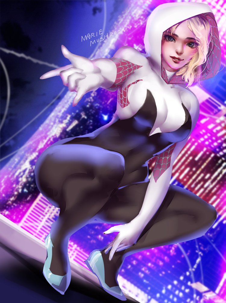 Gwen Steisi man spider 18