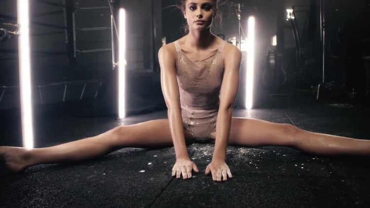 Star Gymnastics in Advertising Naked