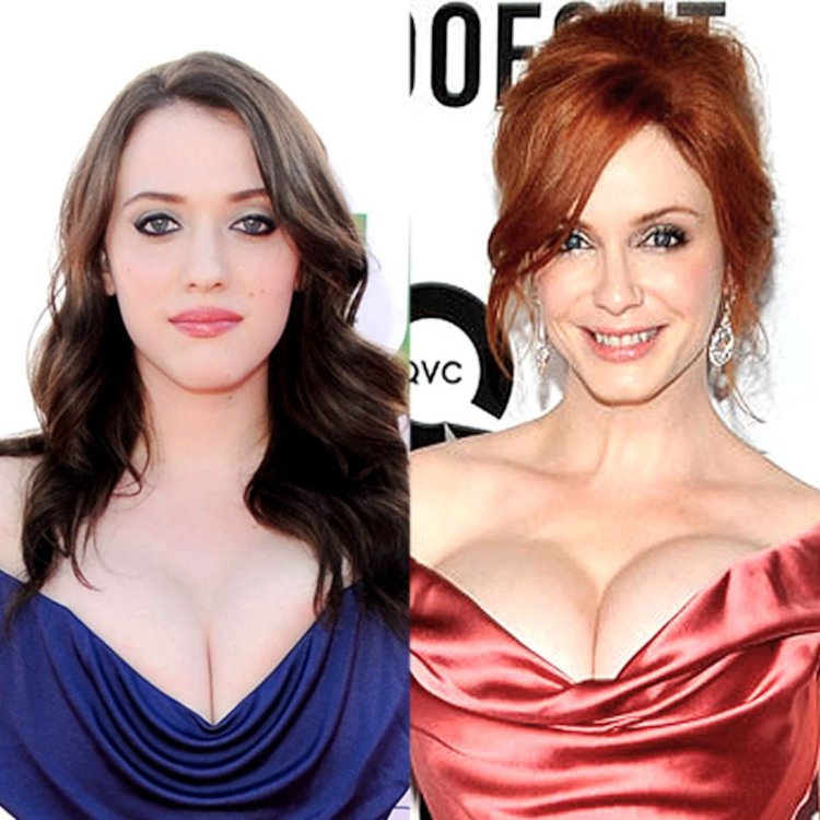 Kat Dennings and Christina Hendricks