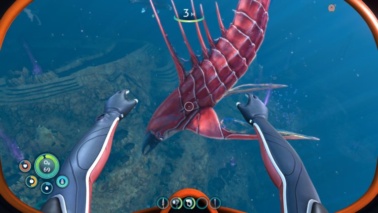 Ghostly canyon Subnautica