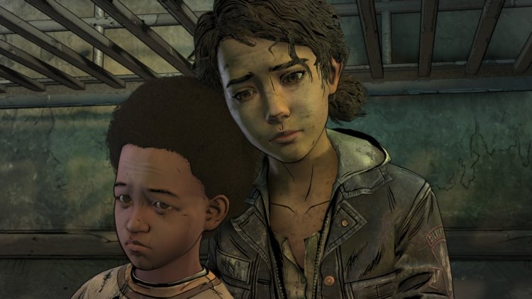 Clementine and hey The Walking Dead