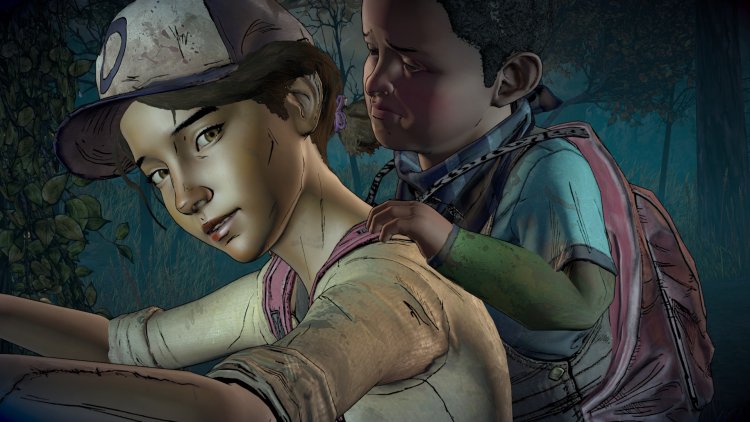 Walking dead Clementine and Gabe