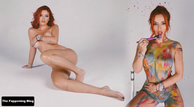 Bella Thorne Naked on the desktop