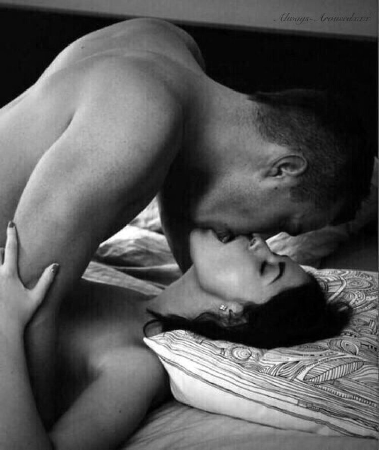 Beautiful erotic kisses