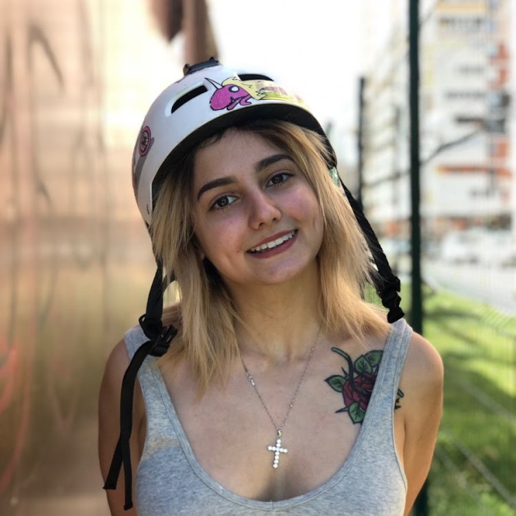 Arina Sobolenko in a swimsuit