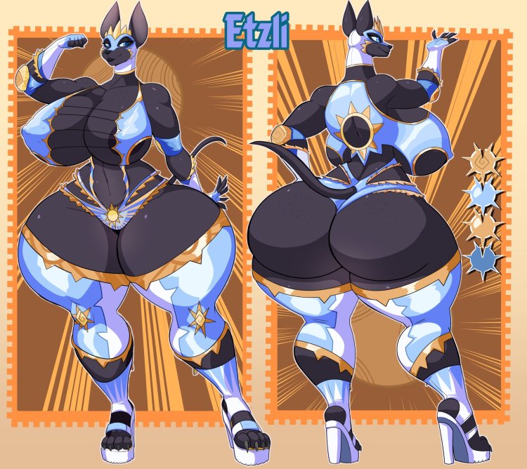 Female Muscle Growth Furri