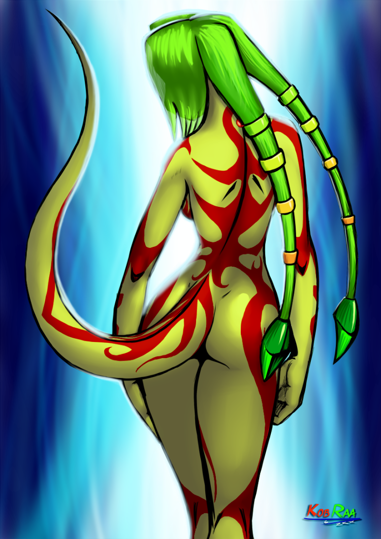 Furri lizard girl