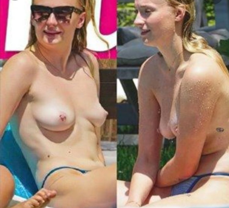 Sophie Turner Naked on the beach