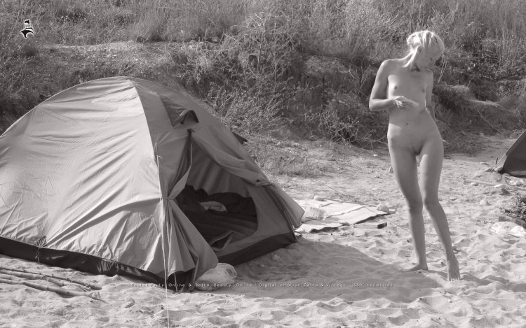Hike with tents nude