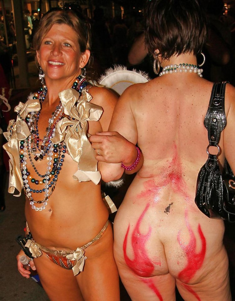 Fantasy Fest Naked grandmothers