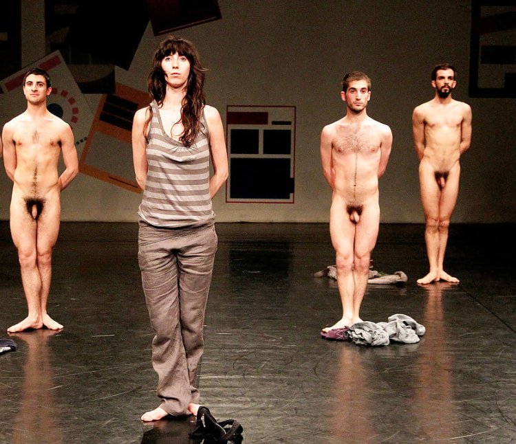 Nude Male On Stage Naked French Male Theatre Actors on Stage