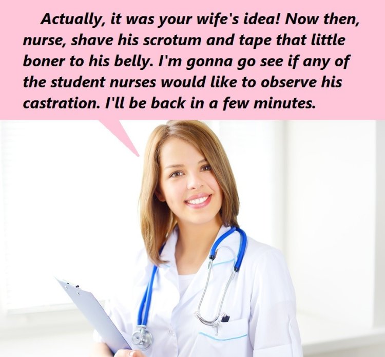 Castration pictures with text